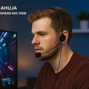 Ahuja HBM-60CC – Over-Head Headband Condenser Microphone